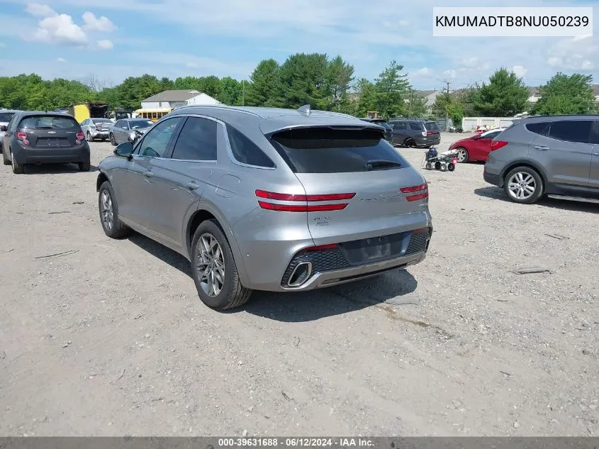 2022 Genesis Gv70 2.5T Awd VIN: KMUMADTB8NU050239 Lot: 39631688