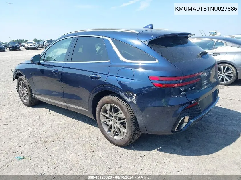 2022 Genesis Gv70 2.5T Awd VIN: KMUMADTB1NU027885 Lot: 40120626