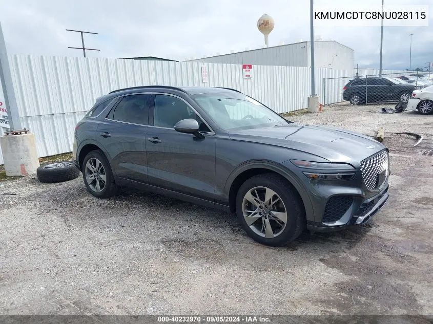 2022 Genesis Gv70 3.5T Awd Sport VIN: KMUMCDTC8NU028115 Lot: 40232970