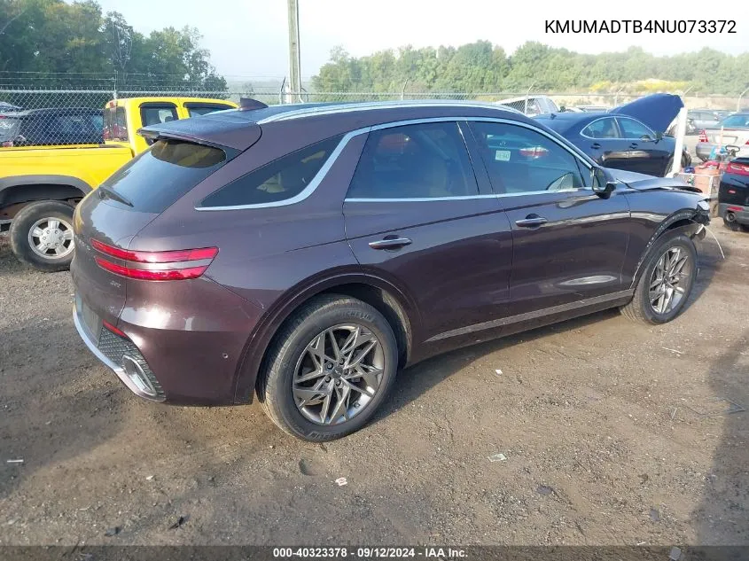 2022 Genesis Gv70 2.5T Awd VIN: KMUMADTB4NU073372 Lot: 40323378