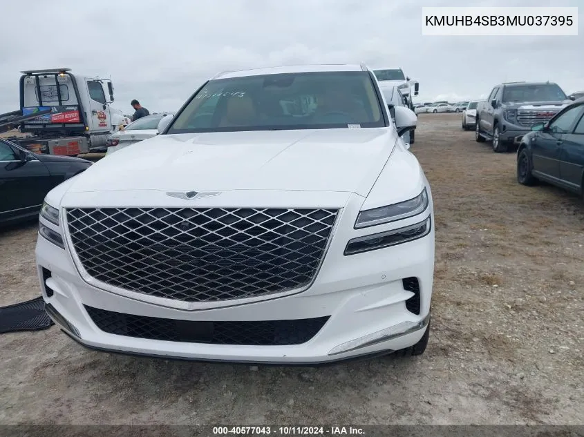 2021 Genesis Gv80 Advanced/Prestige VIN: KMUHB4SB3MU037395 Lot: 40577043