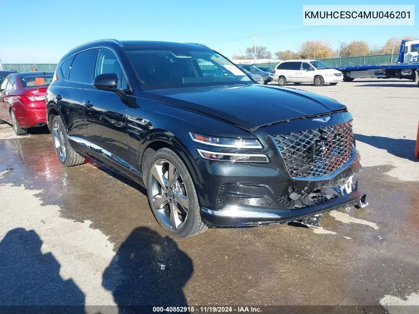 2021 Genesis Gv80 3.5T Awd VIN: KMUHCESC4MU046201 Lot: 40852915