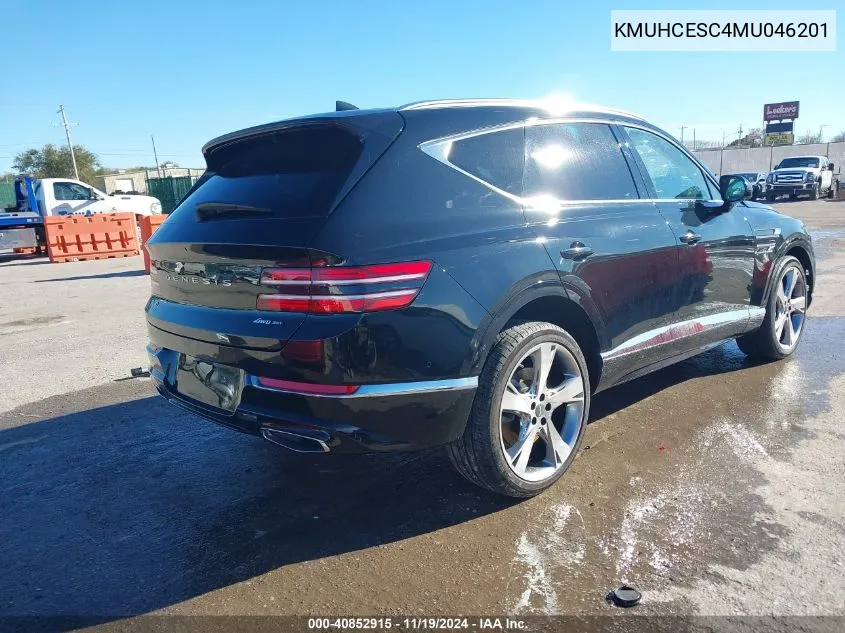 2021 Genesis Gv80 3.5T Awd VIN: KMUHCESC4MU046201 Lot: 40852915