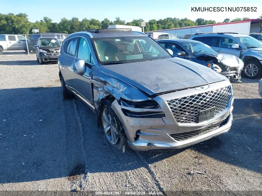 KMUHCESC1NU075852 2022 Genesis Gv80 3.5T Awd Advanced