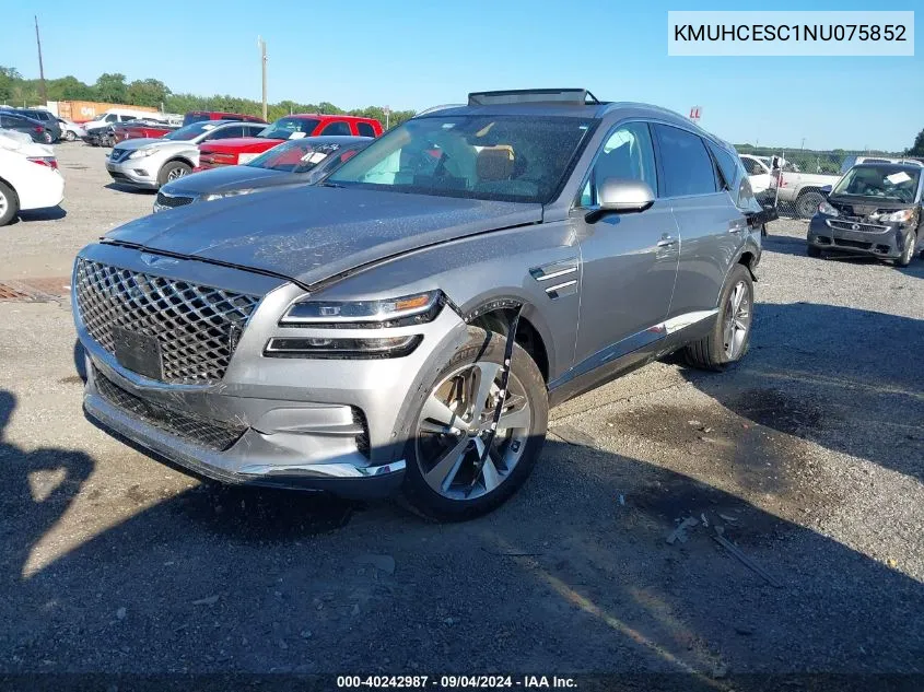 KMUHCESC1NU075852 2022 Genesis Gv80 3.5T Awd Advanced