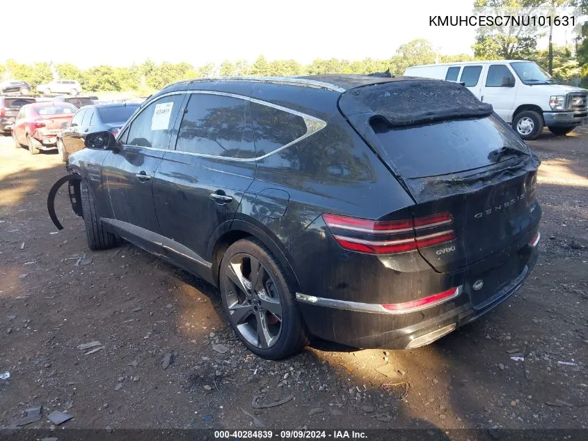 KMUHCESC7NU101631 2022 Genesis Gv80 3.5T Awd