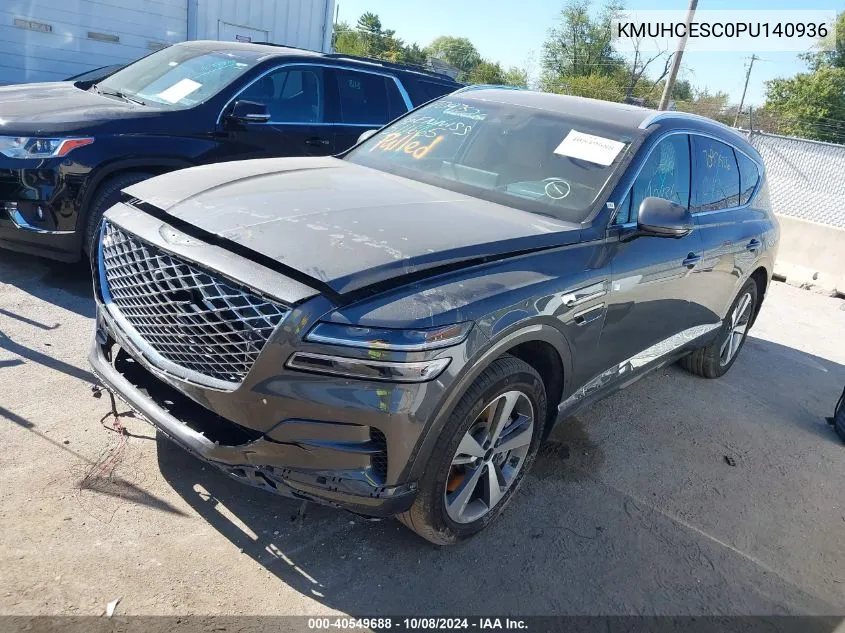 2023 Genesis Gv80 Advanced/Advanced+/Presti VIN: KMUHCESC0PU140936 Lot: 40549688