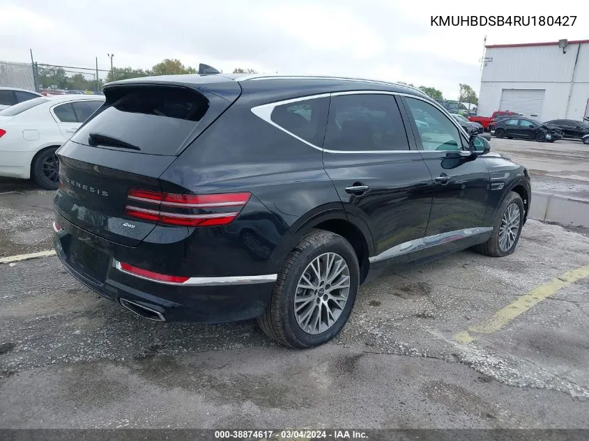 2024 Genesis Gv80 2.5T Awd VIN: KMUHBDSB4RU180427 Lot: 38874617