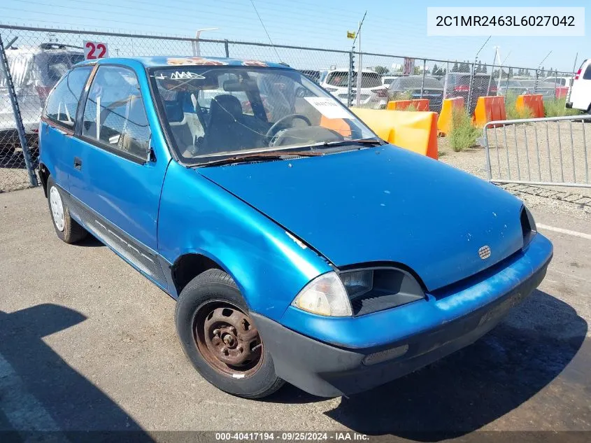 2C1MR2463L6027042 1990 Geo Metro Lsi Sprint Cl