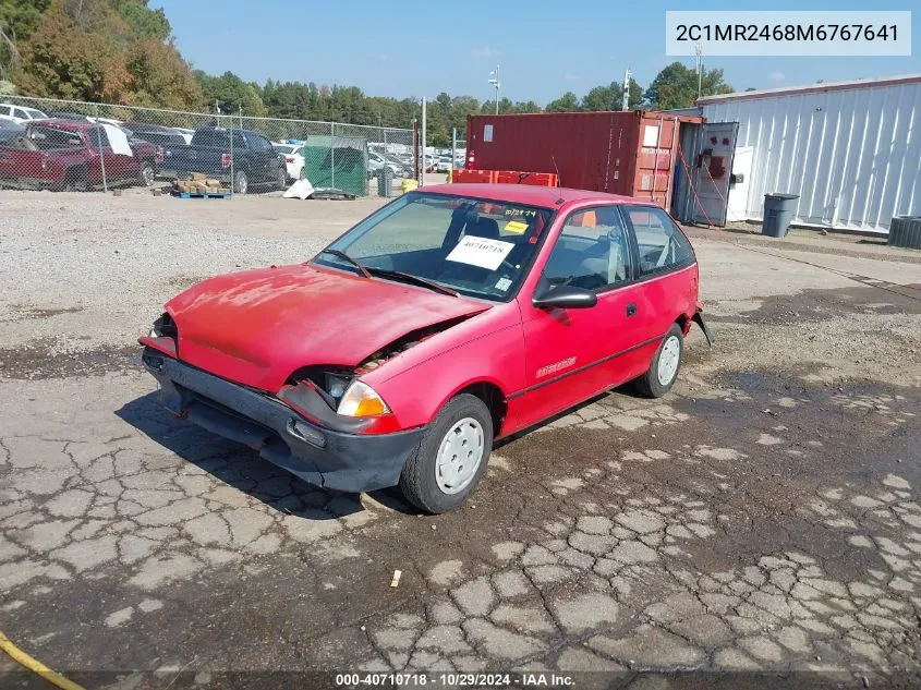 1991 Geo Metro Lsi VIN: 2C1MR2468M6767641 Lot: 40710718