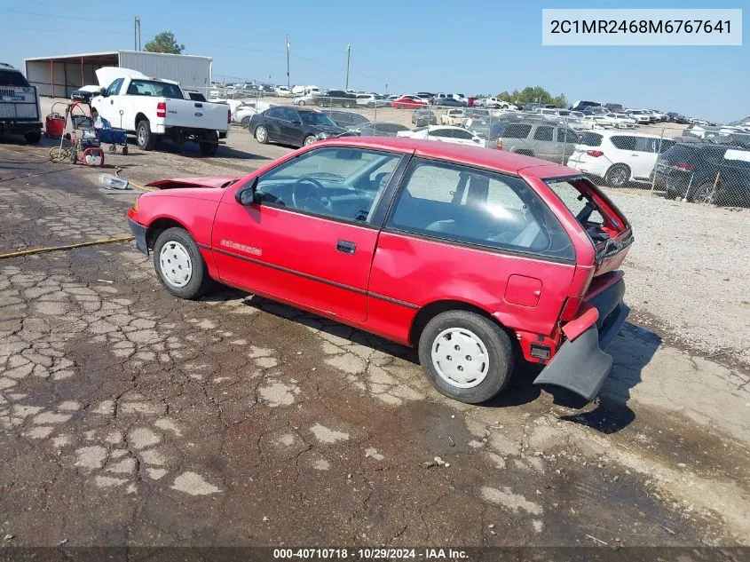 1991 Geo Metro Lsi VIN: 2C1MR2468M6767641 Lot: 40710718