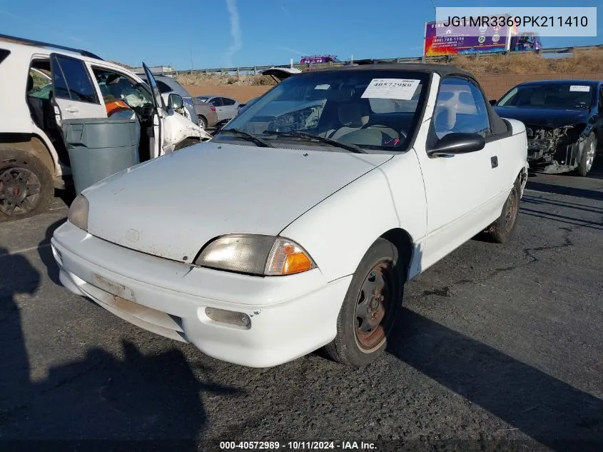 1993 Geo Metro Lsi Sprint Cl VIN: JG1MR3369PK211410 Lot: 40572989