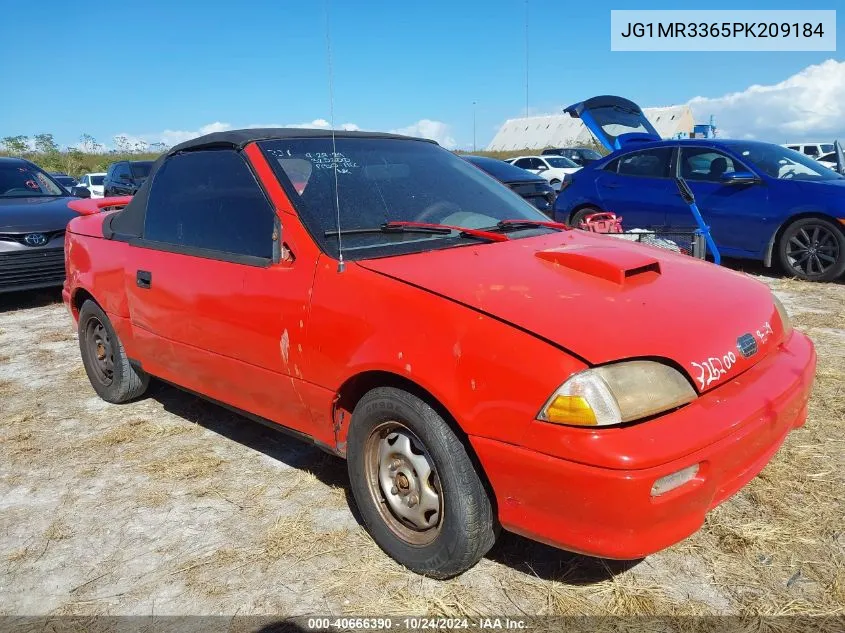 JG1MR3365PK209184 1993 Geo Metro Lsi Sprint Cl