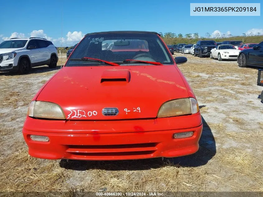 1993 Geo Metro Lsi Sprint Cl VIN: JG1MR3365PK209184 Lot: 40666390