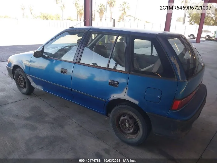 1994 Geo Metro VIN: 2C1MR6469R6721007 Lot: 40474786