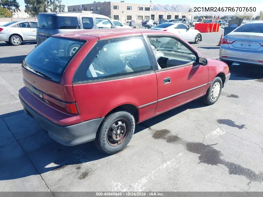 2C1MR2467R6707650 1994 Geo Metro