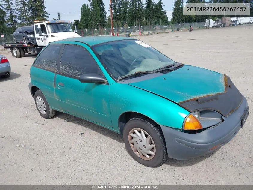 1995 Geo Metro Lsi VIN: 2C1MR2264S6767457 Lot: 40134725