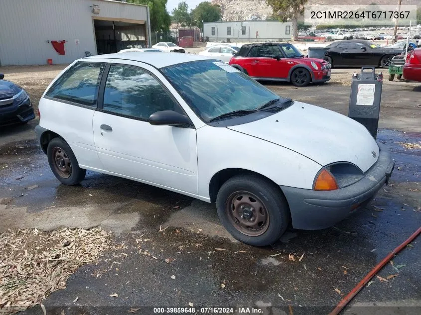 1996 Geo Metro Lsi VIN: 2C1MR2264T6717367 Lot: 39859648