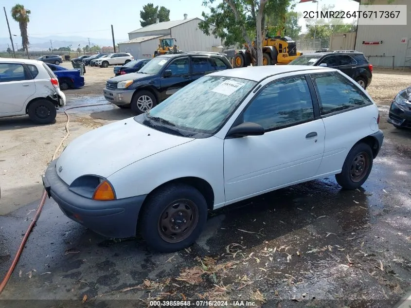 1996 Geo Metro Lsi VIN: 2C1MR2264T6717367 Lot: 39859648