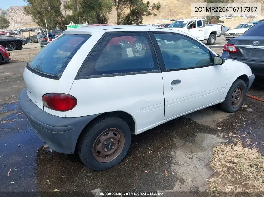 1996 Geo Metro Lsi VIN: 2C1MR2264T6717367 Lot: 39859648