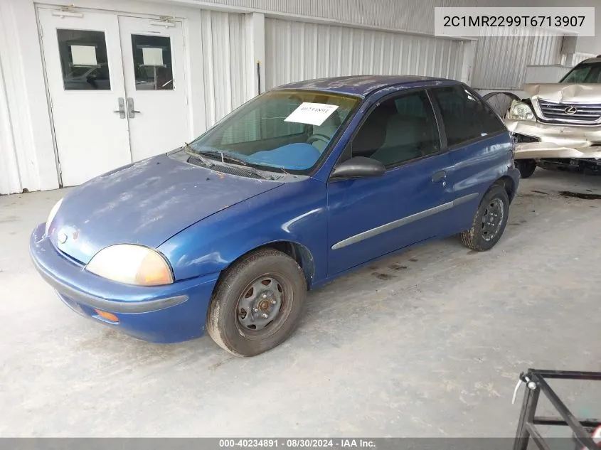 1996 Geo Metro Lsi VIN: 2C1MR2299T6713907 Lot: 40234891