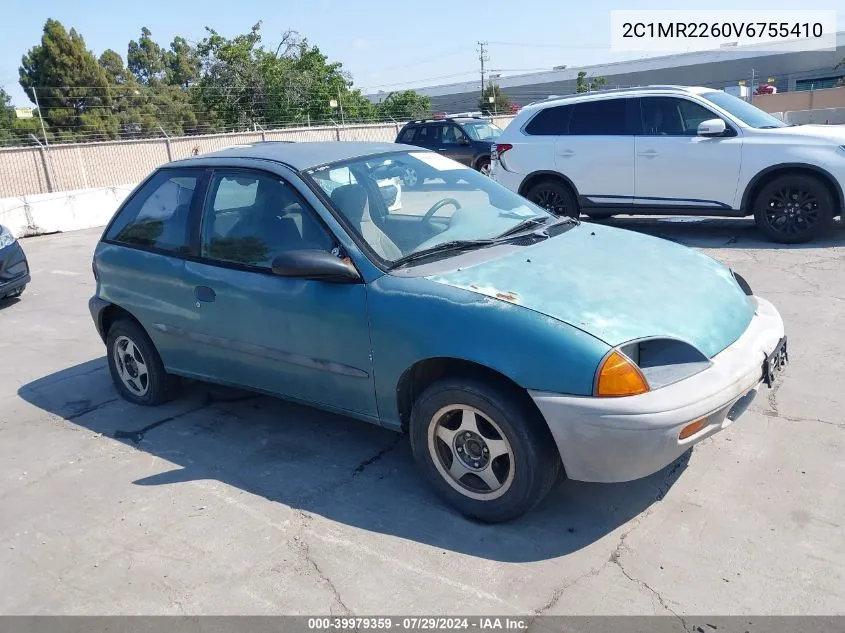 1997 Geo Metro VIN: 2C1MR2260V6755410 Lot: 39979359