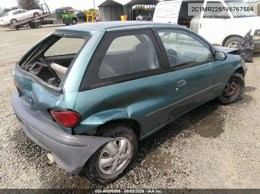 1997 Geo Metro VIN: 2C1MR2265V6767584 Lot: 40090505