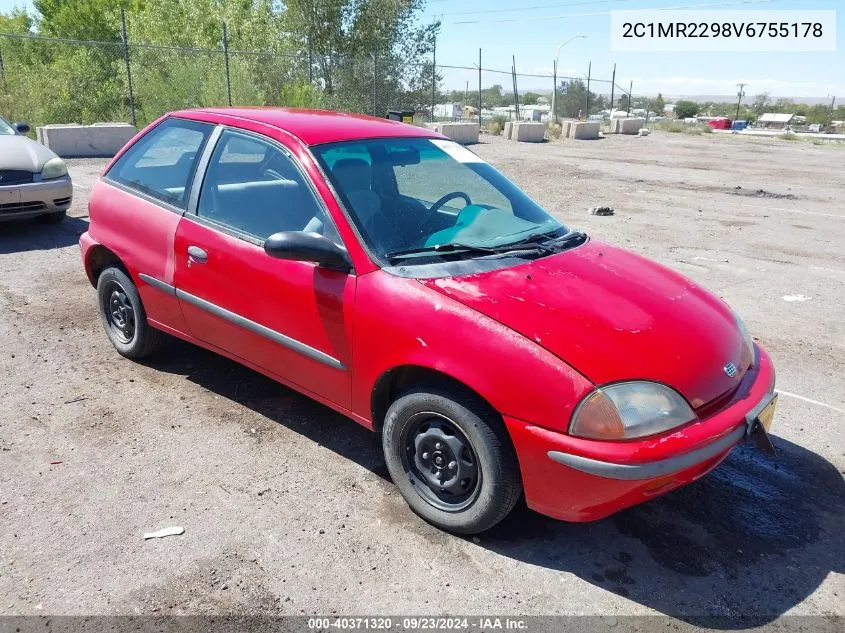 1997 Geo Metro Lsi VIN: 2C1MR2298V6755178 Lot: 40371320