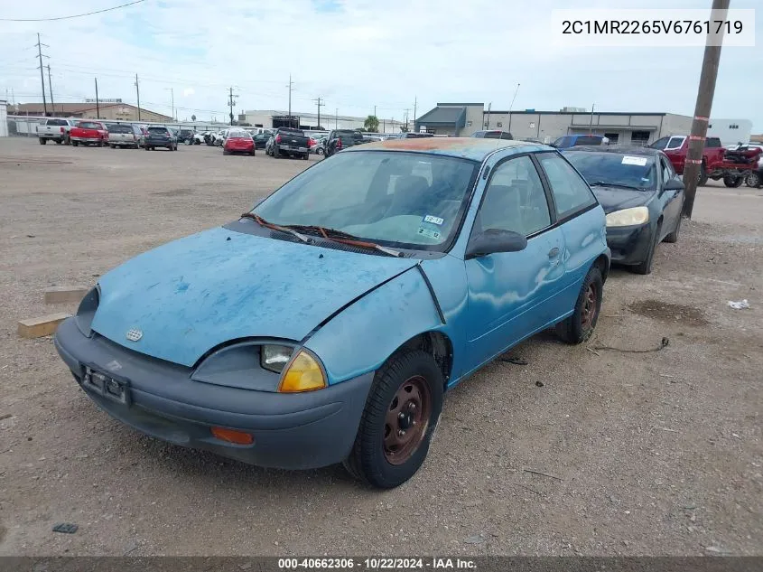 1997 Geo Metro VIN: 2C1MR2265V6761719 Lot: 40662306