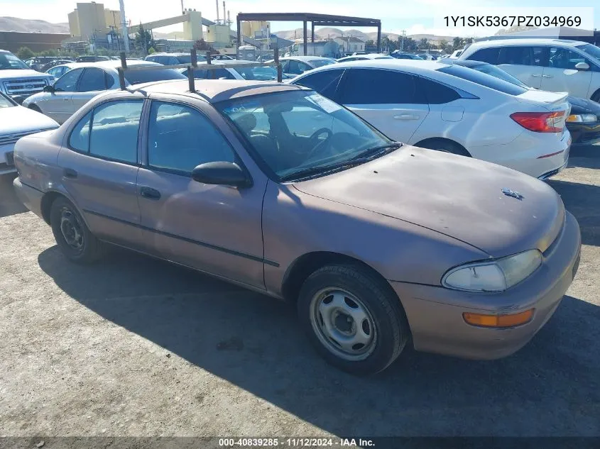 1993 Geo Prizm Lsi VIN: 1Y1SK5367PZ034969 Lot: 40839285