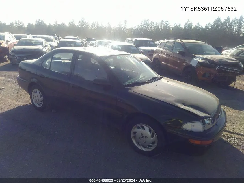 1994 Geo Prizm Lsi VIN: 1Y1SK5361RZ067632 Lot: 40408029