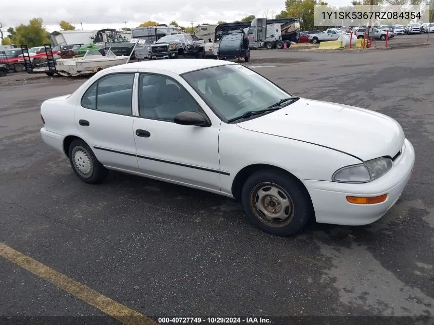 1994 Geo Prizm Lsi VIN: 1Y1SK5367RZ084354 Lot: 40727749