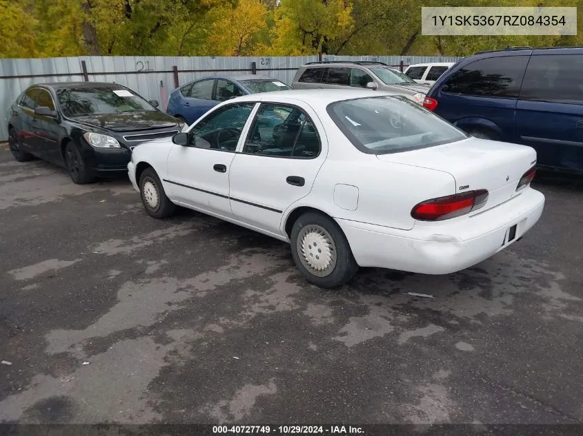 1994 Geo Prizm Lsi VIN: 1Y1SK5367RZ084354 Lot: 40727749