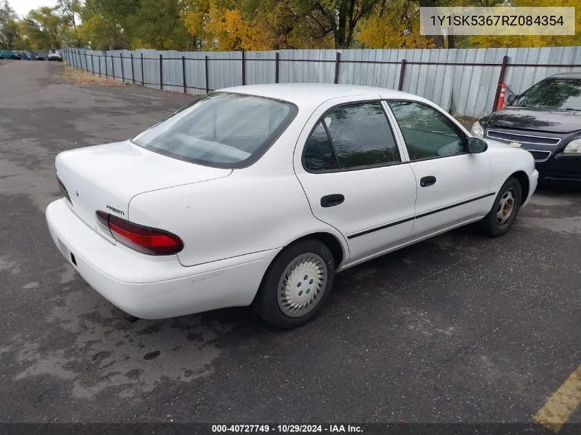 1994 Geo Prizm Lsi VIN: 1Y1SK5367RZ084354 Lot: 40727749