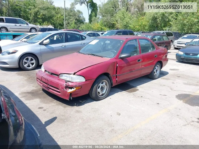 1Y1SK5269SZ013051 1995 Geo Prizm Lsi