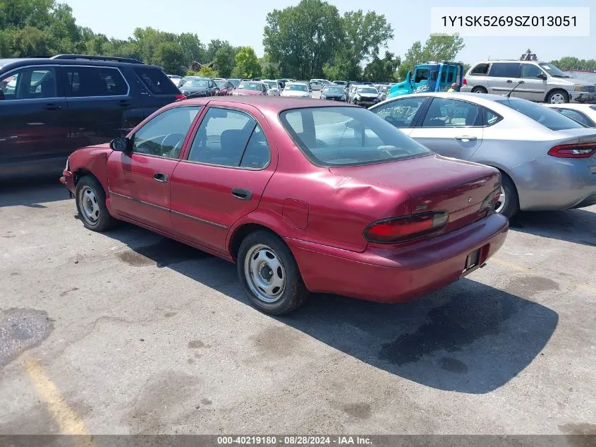 1Y1SK5269SZ013051 1995 Geo Prizm Lsi