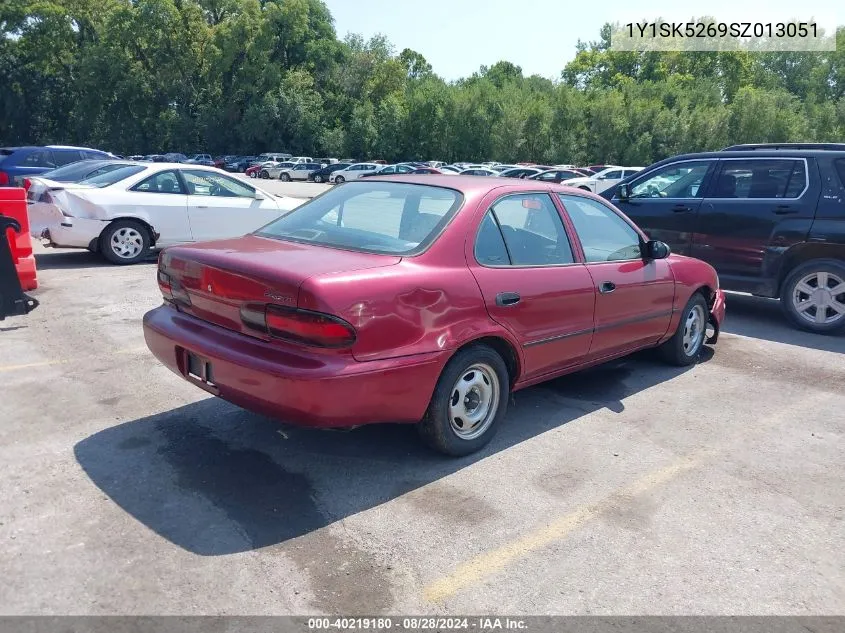 1Y1SK5269SZ013051 1995 Geo Prizm Lsi