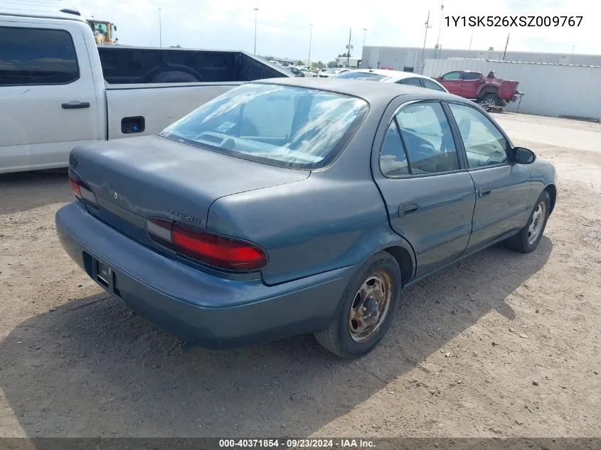 1Y1SK526XSZ009767 1995 Geo Prizm Lsi