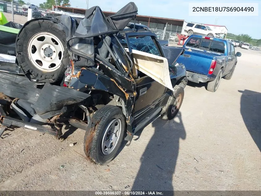 1995 Geo Tracker VIN: 2CNBE18U7S6904490 Lot: 39596307