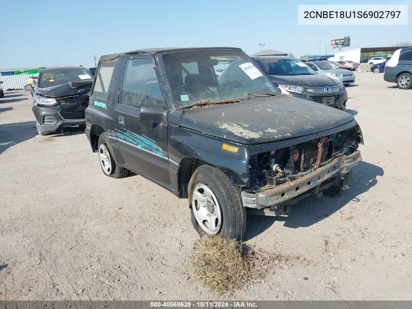 1995 Geo Tracker VIN: 2CNBE18U1S6902797 Lot: 40569628