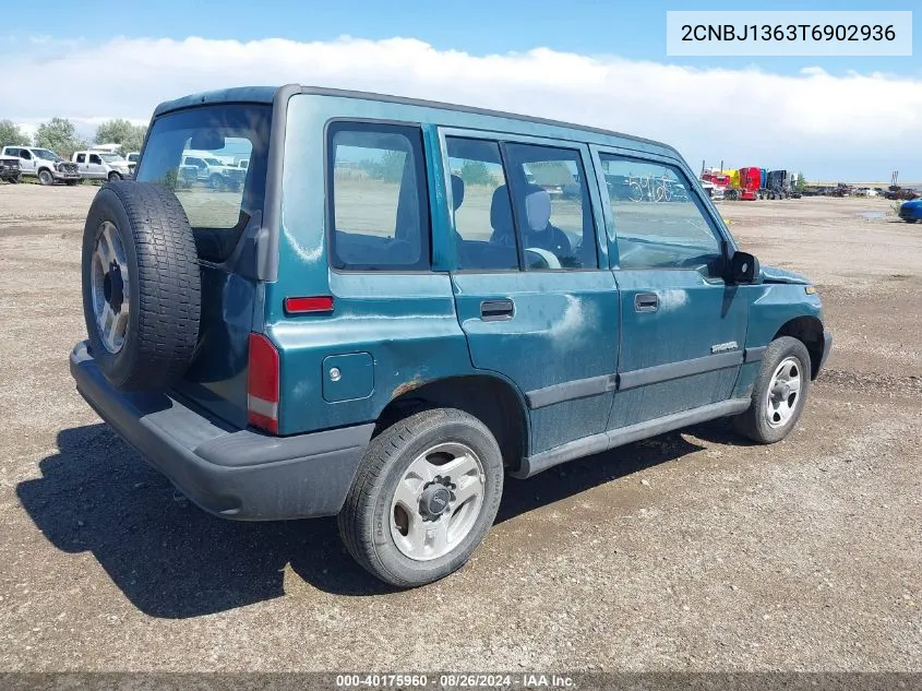 1996 Geo Tracker VIN: 2CNBJ1363T6902936 Lot: 40175960