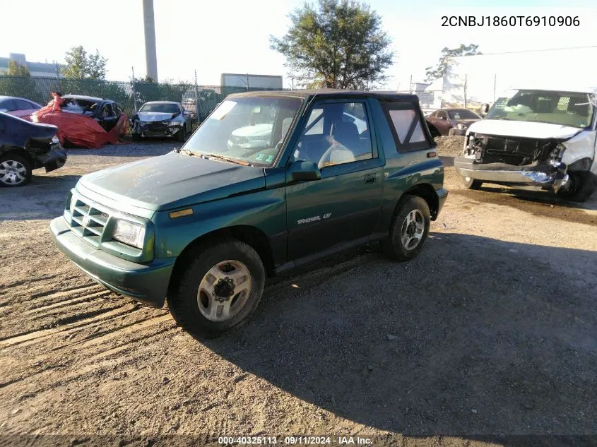 1996 Geo Tracker VIN: 2CNBJ1860T6910906 Lot: 40325113