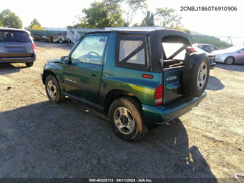 1996 Geo Tracker VIN: 2CNBJ1860T6910906 Lot: 40325113