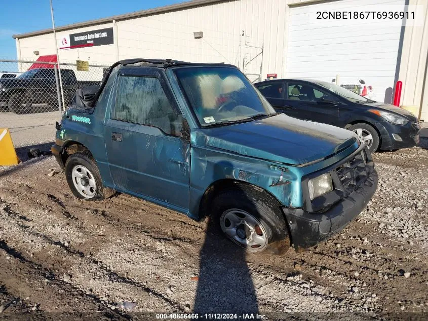 1996 Geo Tracker VIN: 2CNBE1867T6936911 Lot: 40856466