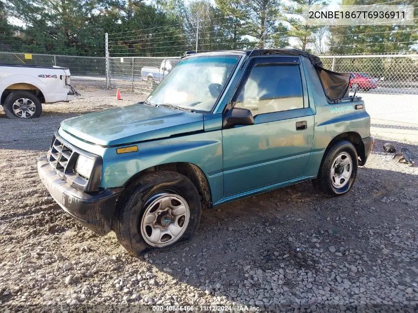 1996 Geo Tracker VIN: 2CNBE1867T6936911 Lot: 40856466