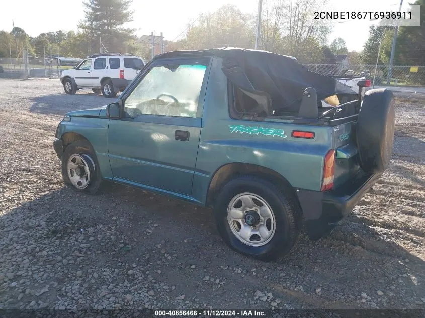 1996 Geo Tracker VIN: 2CNBE1867T6936911 Lot: 40856466