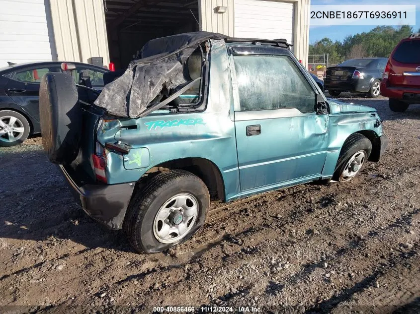 1996 Geo Tracker VIN: 2CNBE1867T6936911 Lot: 40856466