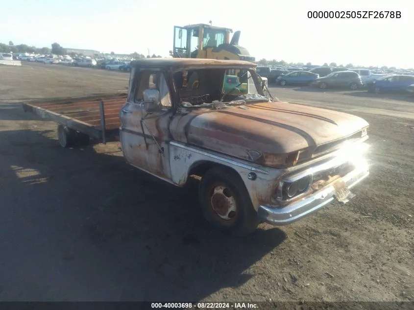 1965 GMC 2500 VIN: 0000002505ZF2678B Lot: 40003698