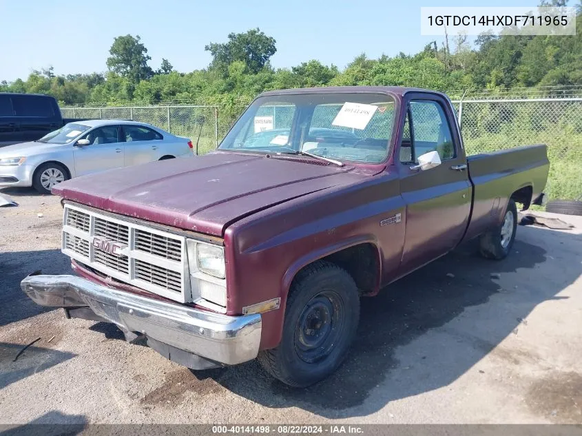 1983 GMC C1500 VIN: 1GTDC14HXDF711965 Lot: 40141498