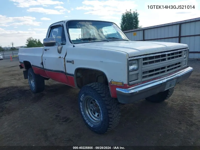 1986 GMC K1500 VIN: 1GTEK14H3GJ521014 Lot: 40225805